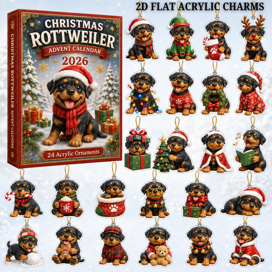 Christmas Rottweiler Advent Calendar 2026 - 24-Day Festive Countdown, Acrylic Charms Blind Box - Gift For Rottweiler Lovers eea5fd5a-64ff-48bf-b25e-6f61161b864c-christmas-rottweiler-text.png