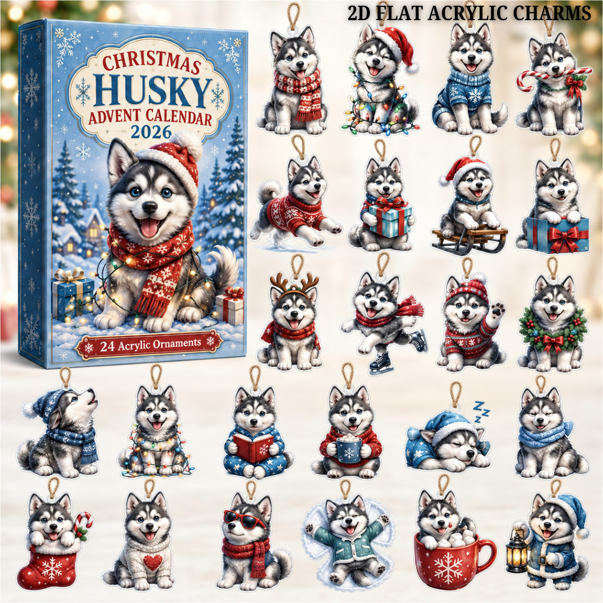 Christmas Husky Advent Calendar 2026 - 24-Day Festive Countdown, Acrylic Charms Blind Box - Gift For Husky Lovers eead6122-fd92-467d-9384-cee9ff0aa22e-christmas-husky-text.png