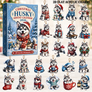 Christmas Husky Advent Calendar 2026 - 24-Day Festive Countdown, Acrylic Charms Blind Box - Gift For Husky Lovers eead6122-fd92-467d-9384-cee9ff0aa22e-christmas-husky-text.png