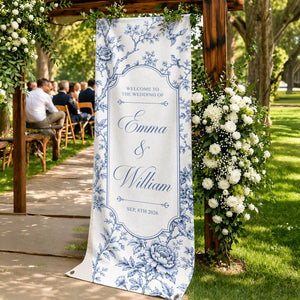Custom Toile De Jouy Wedding Sign - Personalized Welcome Sign - Wedding Decoration eeb1c28c-eb8a-4ff5-85ee-54a8632ee9c6-5.jpg