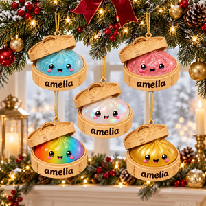 Personalized Glitter Dumpling Ornament, Acrylic Squishy Style Christmas Ornament, Custom Name Ornament, Kids Christmas Gift, Holiday Decor eebea0bb-1dda-4c9c-b945-3c81511e4d34-banner-1.png