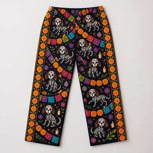 Day of the Dead Sugar-Skull Dogs Sweatpants - Sweatpants eed4f84c-47ea-4b6f-88ff-ad87a3eb7320.jpg
