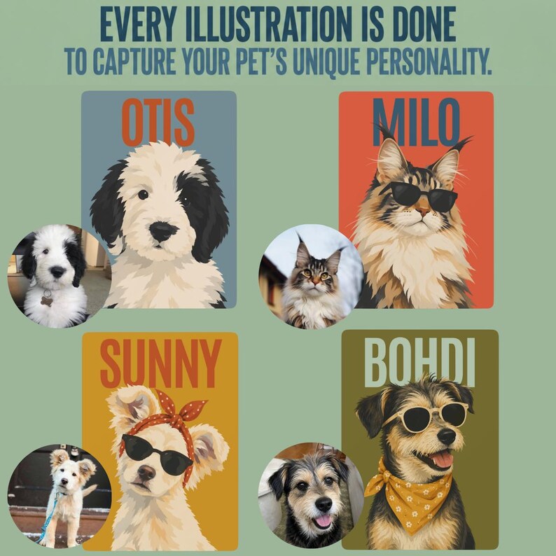 Custom Pet Playing Cards, Personalized Card Deck Dog Portrait Cat Illustration Gift Unique - Memorial Gift For Pet Owner, Pet Lovers ef0a7d26-04c9-42d3-ae5c-ca6372ecf387-il_794xN.8553949437_hel0.jpg