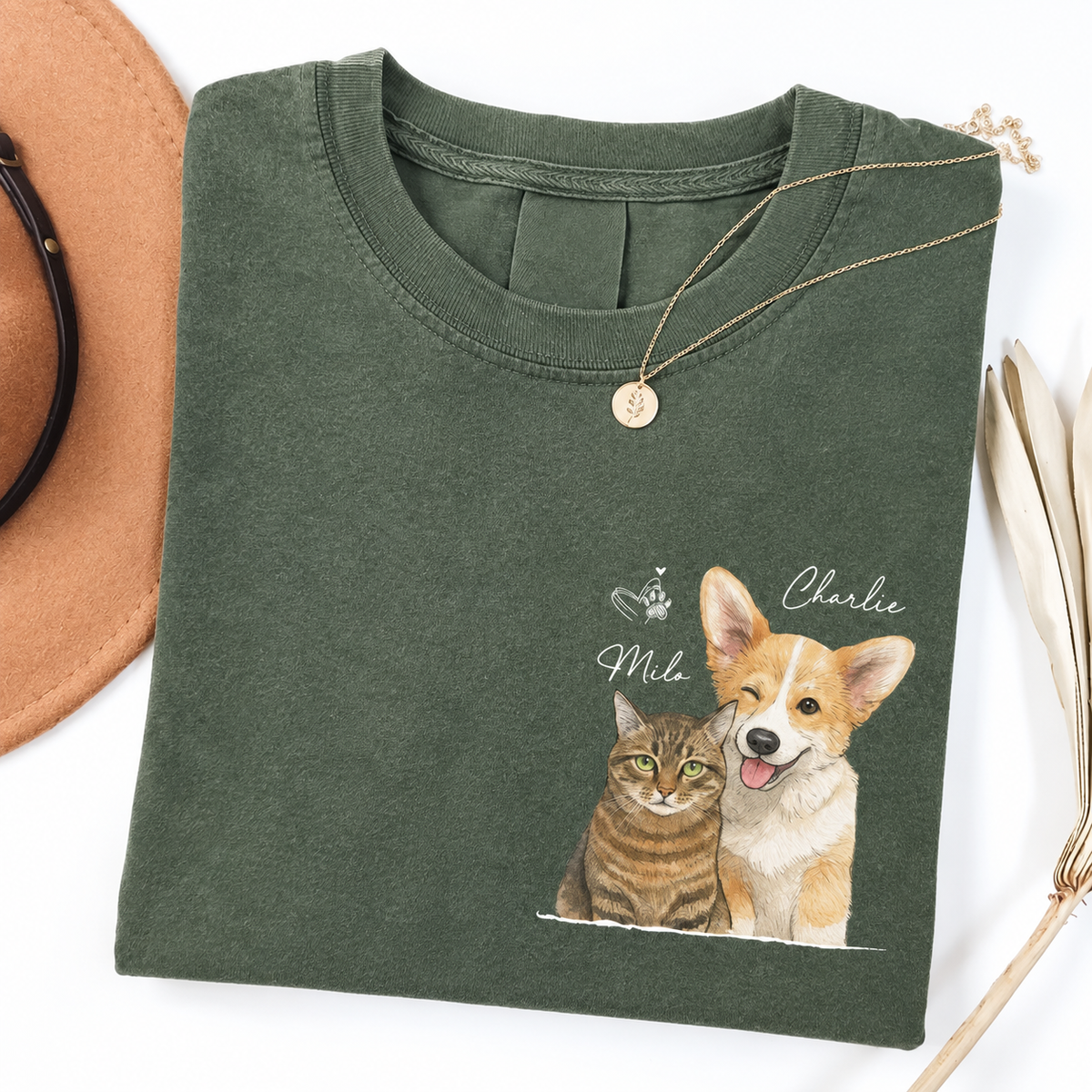 Custom Dogs Face Watercolor Photo Shirt, Pet Portrait Crew Neck Gift For Dog Cat Lover ef5d265e-e526-4805-b28e-f88f631da14d-5a2d2902-1f99-480b-a061-7f06c72deb04.png