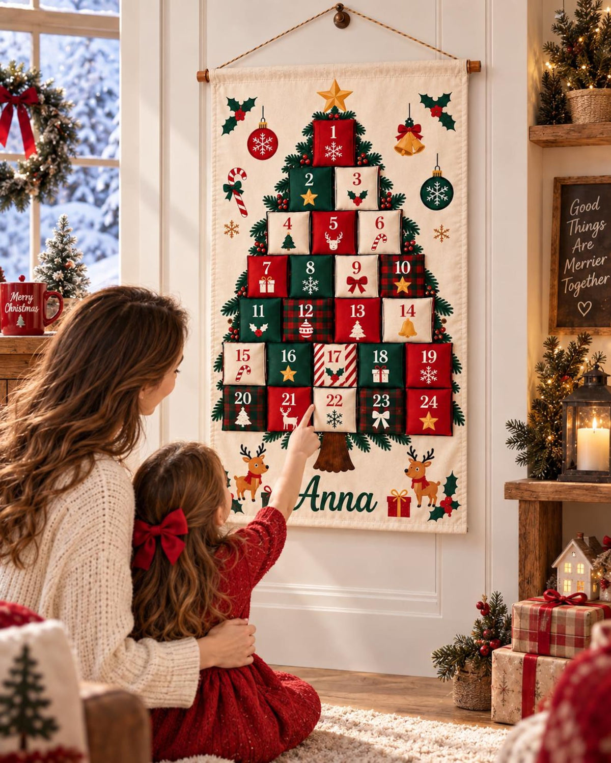 Personalized Christmas Advent Calendar, 24 Pocket Christmas Countdown, Reusable Canvas Holiday Countdown Decor, Custom Name Tree Wall Hangin ef620f96-f6b6-4ef4-b16a-d0b44eb0f72b-il_1588xN.8613902345_hcm0.jpg