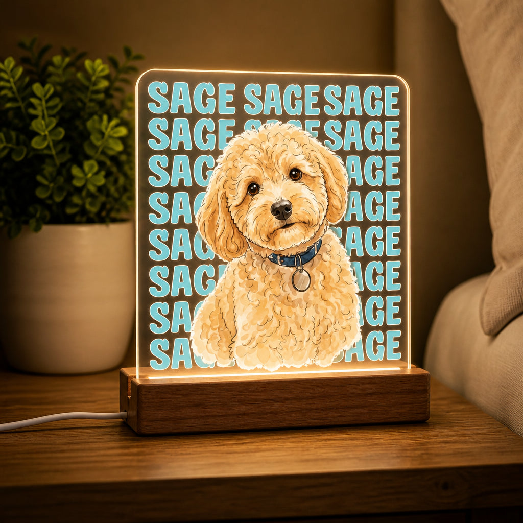 Custom Pet Portrait Night Light – Arched Name Badge - Personalized Acrylic Night Light ef7dbb1b-b5da-4b77-9785-3578e12d158e.jpg