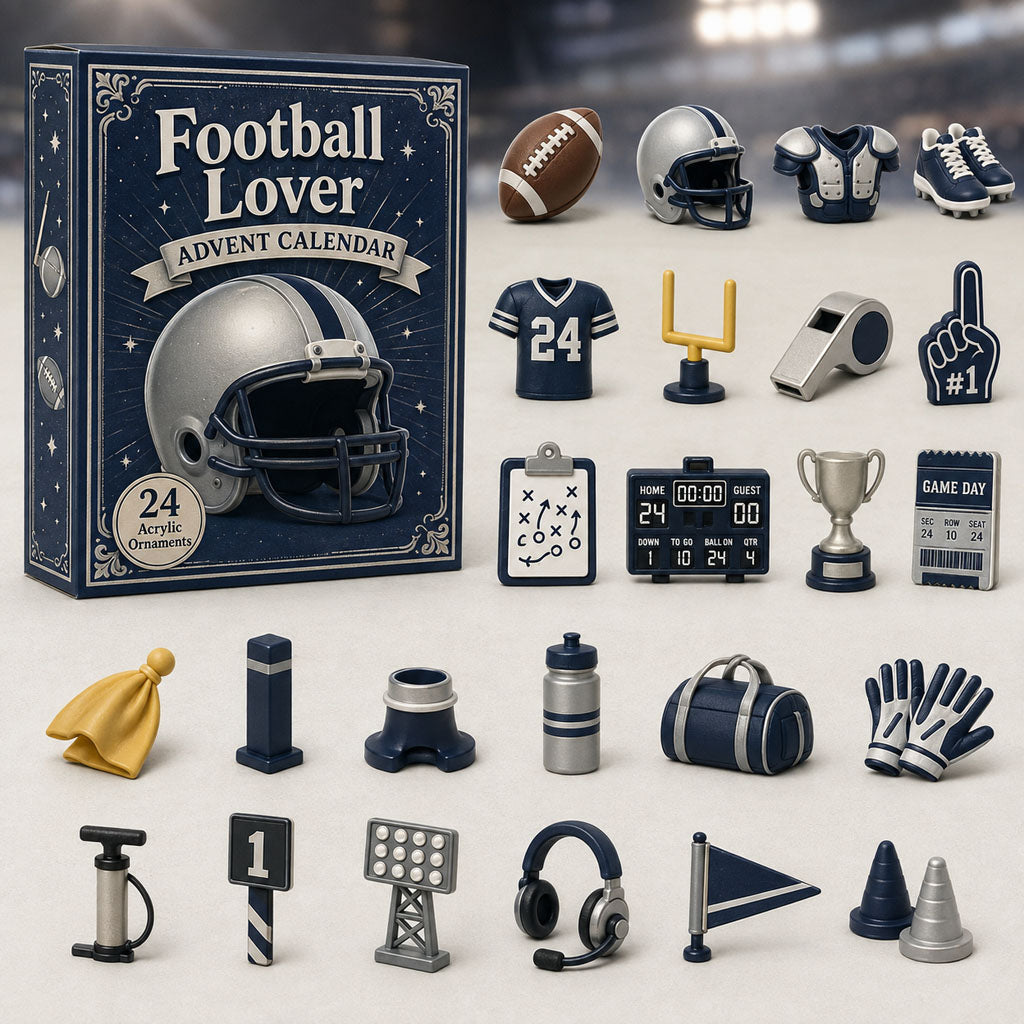 Football Blue Theme Advent Calendar 2026 - 24-Day Festive Countdown, Acrylic Charms Blind Box - Gift For Football Lovers ef7f8998-6027-454e-b6ec-8391d4c46368-football.jpg