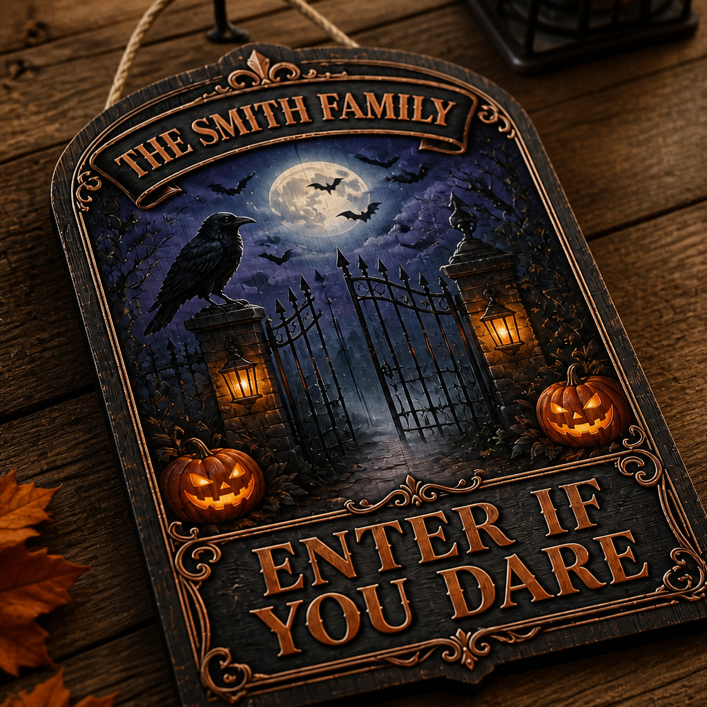 Enter If You Dare Personalized Family Wood Sign - Personalized Wood Sign efa65a77-9b25-421f-af7c-9e2a24a3de87.jpg
