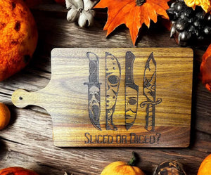 Acacia Wood Cutting Board: Scary Movie Halloween Decor efbfd553-7b67-481e-aae6-395232b0a4f7-bcvccc-1-.webp