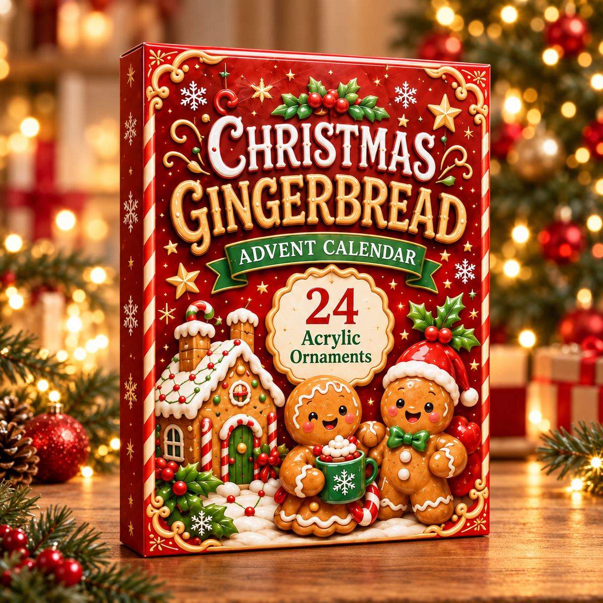 Christmas Gingerbreads Advent Calendar 2026 - 24-Day Festive Countdown, Acrylic Charms Blind Box - Gift For Family Members efc0e77f-1fdf-4856-bd21-85d24d640994-gingerbread-box.png
