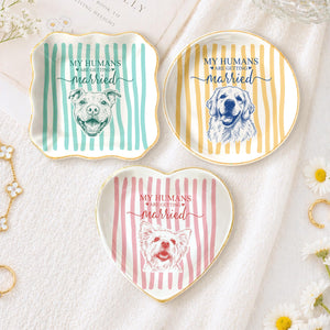 Custom Stripe Pet Wedding Ring Dish: Personalized Dog and Cat Portrait From Photo, My Humans are Getting Married, Engagement Gifts efd4963e-0e37-4847-b5c8-ae44d2a26999-7.jpg