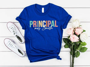 Principal T Shirt , Teacher's Day Gift , Gift for Principal, Teacher Appreciation Shirt , Best Teacher Shirt , Back To School Shirts