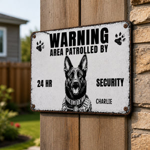 Custom Photo Dog Security Metal Sign - Personalized Metal Sign efe4a4e7-900f-4de9-a5bc-4a2f0368320e.jpg