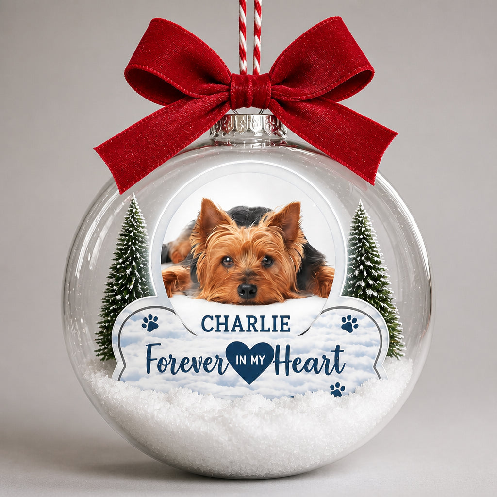 Pet Memorial Bauble Ornament – Forever In My Heart - Personalized Bauble Ornament efedb48d-2f22-4ec4-978f-6d0ee6a1d7c2.jpg