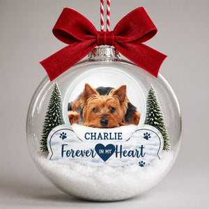 Pet Memorial Bauble Ornament – Forever In My Heart - Personalized Bauble Ornament efedb48d-2f22-4ec4-978f-6d0ee6a1d7c2.jpg