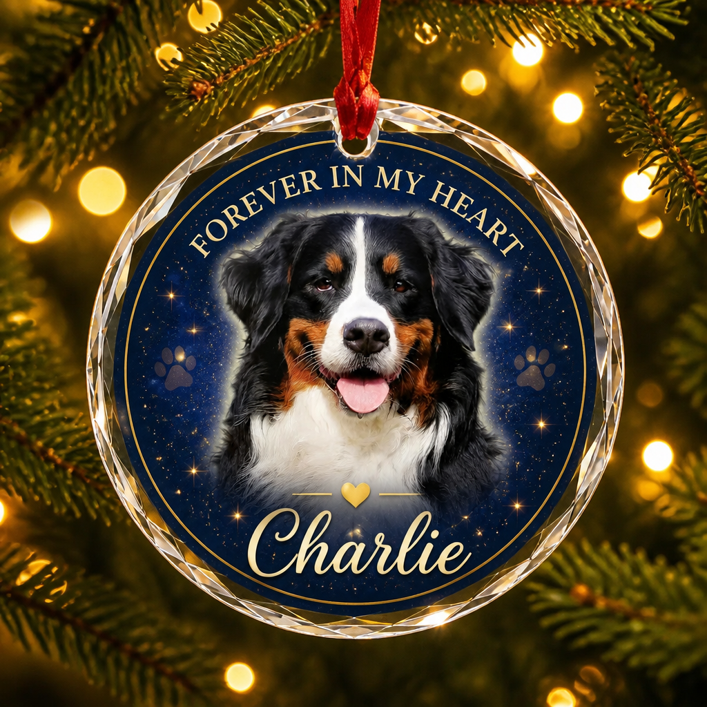 Pet Memorial Crystal Ornament – Forever In My Heart - Personalized Crystal Ornament eff69564-b92a-44b0-933e-66476480b3f1.png