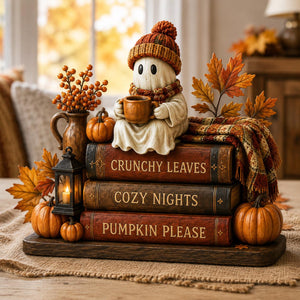 Ghost Coffee Fall Wooden block, Book Stack, Halloween BookShelf Decor eff8f459-48dc-4ee5-8eea-9b039b08554b-4.jpg