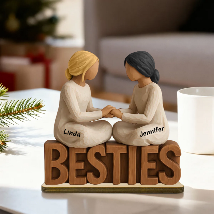 Besties Forever Together - Personalized Wooden Plaque - Gift For Best Friends effb57b7-fbf3-4751-8eaf-c3a368c6f268-banner-3.png