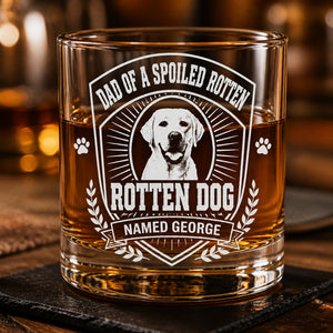 Rotten Dog Dad Whiskey Glass – Custom Pet Photo & Name - Personalized Whiskey Glass effe3cd8-7b4e-479f-a40a-8a9ccb1655db.jpg