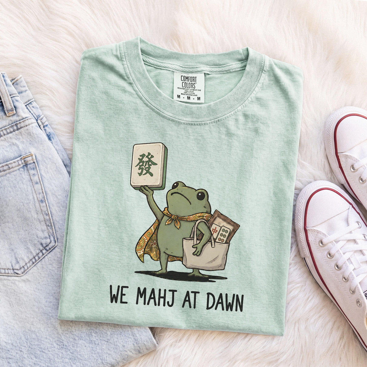 Comfort Colors We Mahj At Dawn Mahjong Shirt, Mahjong Tee, Gift For Mahjong Lover, Funny Game Night T-Shirt, Funny Mahjong Gift, f0195714-bcaa-4032-86c8-52e042f80daf-2.jpg