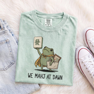 Comfort Colors We Mahj At Dawn Mahjong Shirt, Mahjong Tee, Gift For Mahjong Lover, Funny Game Night T-Shirt, Funny Mahjong Gift, f0195714-bcaa-4032-86c8-52e042f80daf-2.jpg