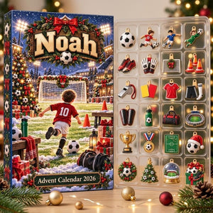 Personalized Soccer Advent Calendar 2026, 24 Football Charms, Custom Name Christmas Countdown Gift for Soccer Players f04412b4-ee10-4bfb-9447-484779989480-il_794xN.8557365631_3tff.jpg