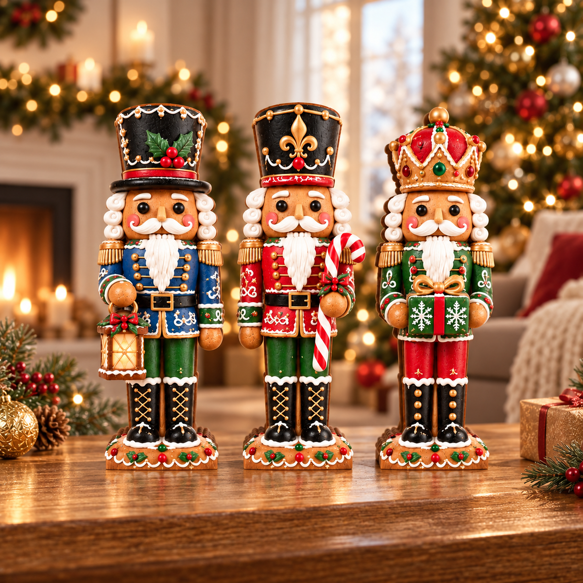 Gingerbread Nutcracker Wooden Block, Christmas Shelf Decor, Holiday Mantel Decoration, Nutcracker Lover Gift, Christmas Home Decor,Xmas Gift f0532e70-8c1a-41b9-b767-eea48d864cb3-banner-1.png