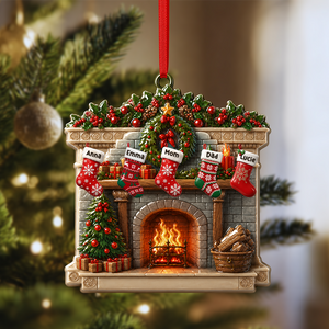 Christmas Retro Fireplace Family Christmas Stockings - Real 3D Raised Ornament f068944c-9a16-41f3-9c4c-835c359ac072-4.png