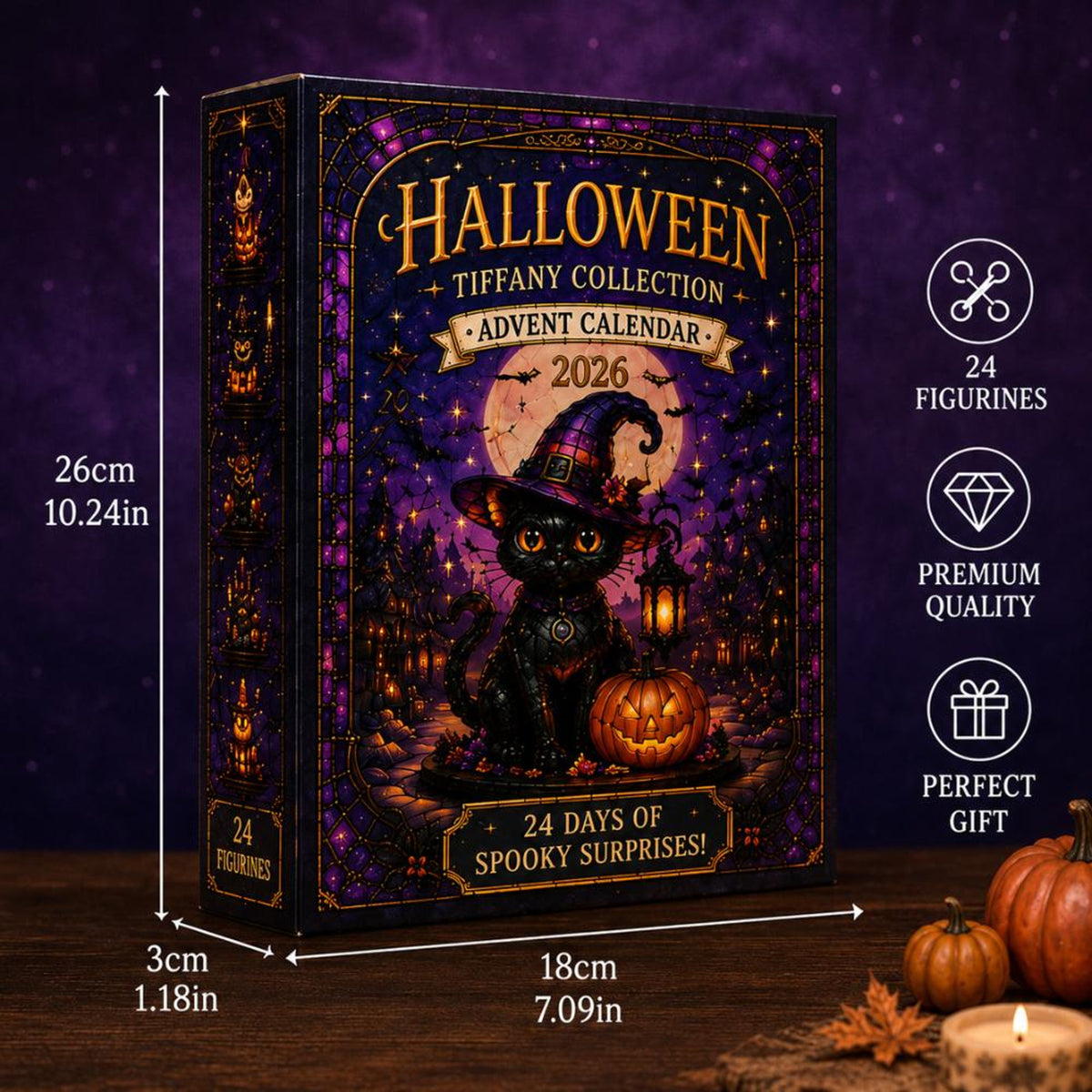 Halloween Advent Calendar, 24 Day Countdown Box, Mystery Box, Acrylic Figurines, Halloween Decor, Spooky Collectible, Blind Box, Halloween Gift f0811241-1b22-4246-b6db-8844eaa1bf0d-3.jpg