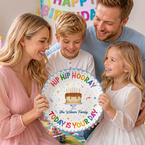 Personalized Birthday Plate, Custom Family Name Celebration Plate, Kids Birthday Keepsake Gift, Last Name Birthday Tradition Plate f0910c53-0846-4ca0-b34b-d6baca0b28eb-6.jpg