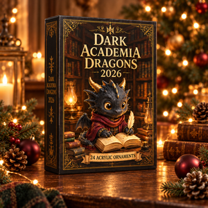 Dark Academia Dragons Advent Calendar 2026 - 24-Day Festive Countdown, Acrylic Charms Blind Box - Gift For Dragon Lovers f108db2f-296c-43e7-8133-0f38c6ac98e1-dragon-box.png