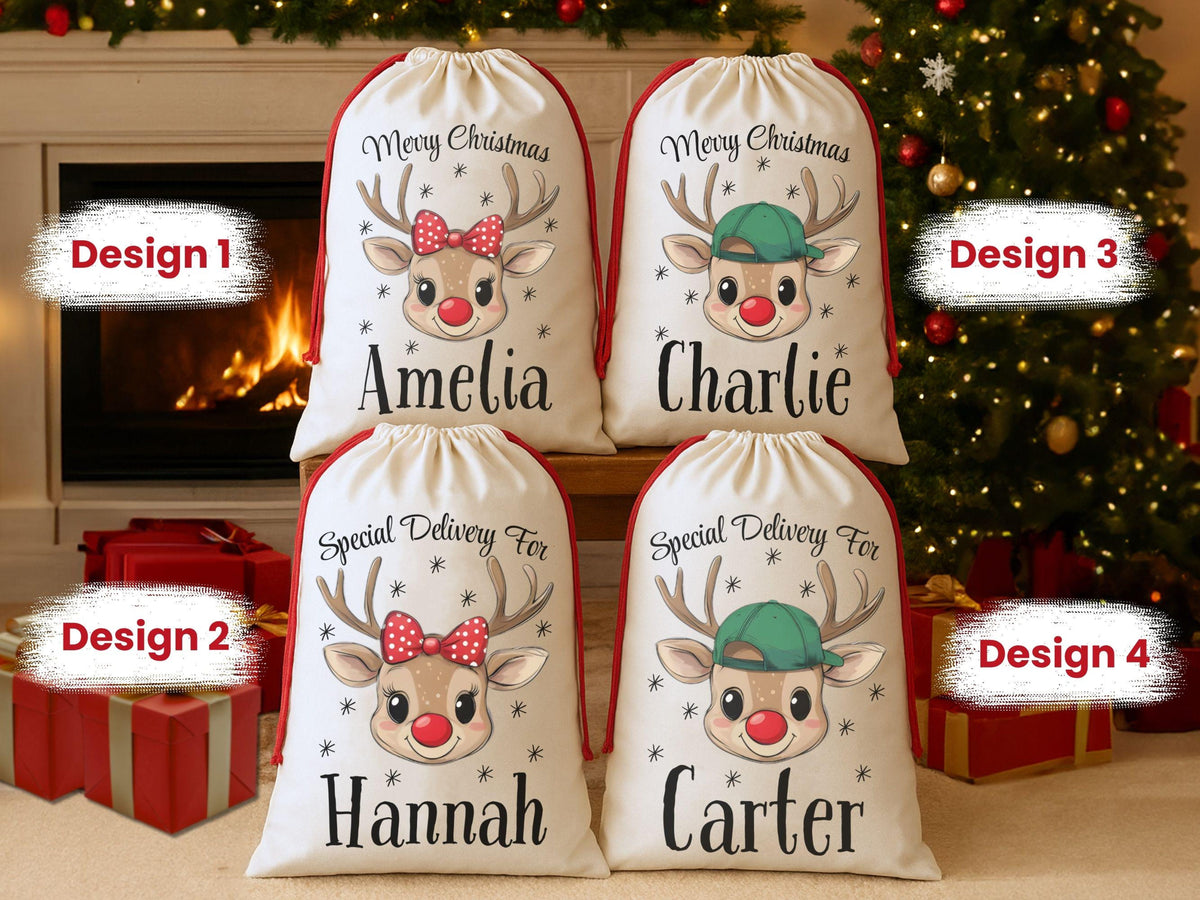 Reindeer Kid's Santa Sack: Custom Kid's Santa Gift Sack for Christmas Presents Bag f131ed29-66d9-4f2b-b04d-a645990cf9f0-option.jpg