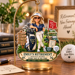Personalized Golf Retirement Ornament, Custom Photo & Name Retired Golfer Ornament, Every Day Is Tee Time, Golf Retirement Gift for Women f137f774-8774-4dc2-9bf7-7be4db58ee90-Emily-s-Retirement-Golf-Ornament-Image-Sep-17-2026-11_57_38-AM-4-.png