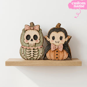 Farmhouse Halloween Wooden Blocks Decor, Rustic Cute Spooky Pumpkin Shelf Sitter Collection, Distressed Autumn Tiered Tray Figures f15b2697-082b-477c-996b-956ad667472a-3.jpg