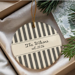 Ceramic Christmas Ornament, Newlyweds Gift Friends, Personalized Couple Gift for New Couples, Wedding Gift, First Christmas Married f15b7f6d-4a45-4140-a45a-c3f13f99850b-5.jpg