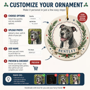 Custom Pet Portrait Name Ornament – Holiday Cameo - Personalized Aluminum Ornament f1694f95-e452-4ed6-b309-4021566aae8e.jpg