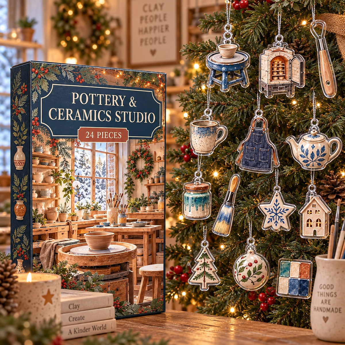 Pottery Advent Calendar, 24 Acrylic Ceramics Ornaments, Potter and Clay Artist Gift, Christmas Countdown Box f17c568c-8ffa-4134-b2f8-a95bc9cbb4a8-9bdfcd28-88d6-45dc-9884-631828a2df72.png