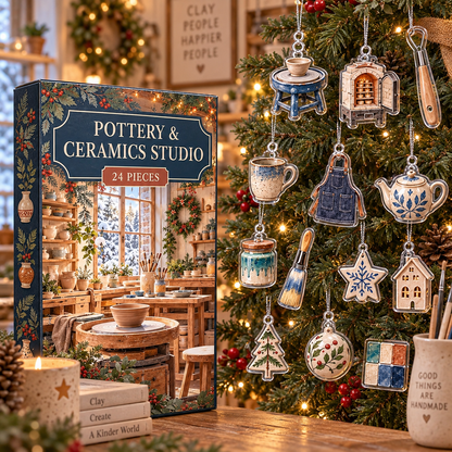 Pottery Advent Calendar, 24 Acrylic Ceramics Ornaments, Potter and Clay Artist Gift, Christmas Countdown Box f17c568c-8ffa-4134-b2f8-a95bc9cbb4a8-9bdfcd28-88d6-45dc-9884-631828a2df72.png