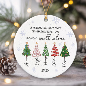 Personalized Friends Forever Ornament 2026, A Friend is God Way Ornament f198f194-8150-4403-871a-c1e7b0710fa4-6.jpg