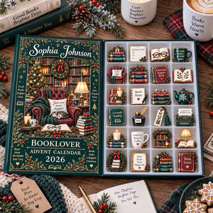 Personalized Book Lover Advent Calendar, Christmas Ornament Set, 24 Day Reading Countdown, Cozy Library Decor, Gift 2026 for Bookworms Gift f1ce83d9-163c-49e9-b9ee-5e570c15795b-fdrsgyrtkjiyu.jpg