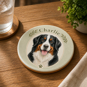 Custom Pet Portrait + Name Ceramic Coaster - Personalized Custom Ceramic Coasters f1fac7d3-4edf-42d0-a85c-41526c14dc81.jpg