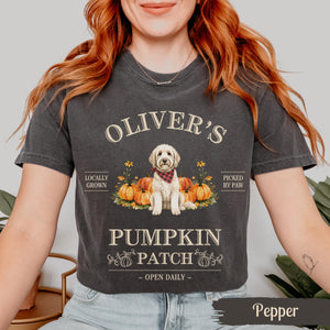 Goldendoodle Fall Shirt, Goldendoodle Tee, Halloween Dog T-Shirt, Custom Pumpkin Patch Tshirt, Dog Mom Gift, Fall Dogs, Goldendoodle Lover f206f630-832d-4ec9-97c9-1eb40bc670ad-8.jpg