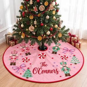 Custom Christmas Pinky Tree Skirt With Your Family Name, Gift For Family f207bd37-083e-428b-a3db-2c77142f8b90-il_794xN.8565905827_18ht.webp