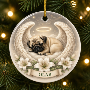 Angel Wings Pet Memorial Ornament - Pug Name - Personalized Ornament f2098fd2-6da4-4e3d-af02-9fefe15a2325.png
