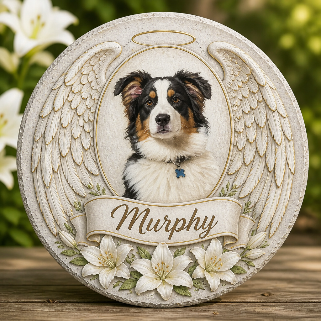 Angel Wings Pet Memorial Stone – Custom Pet Portrait & Name - Personalized Memorial Stone f24d9510-a8b1-442e-9ceb-ba59eba86154.png