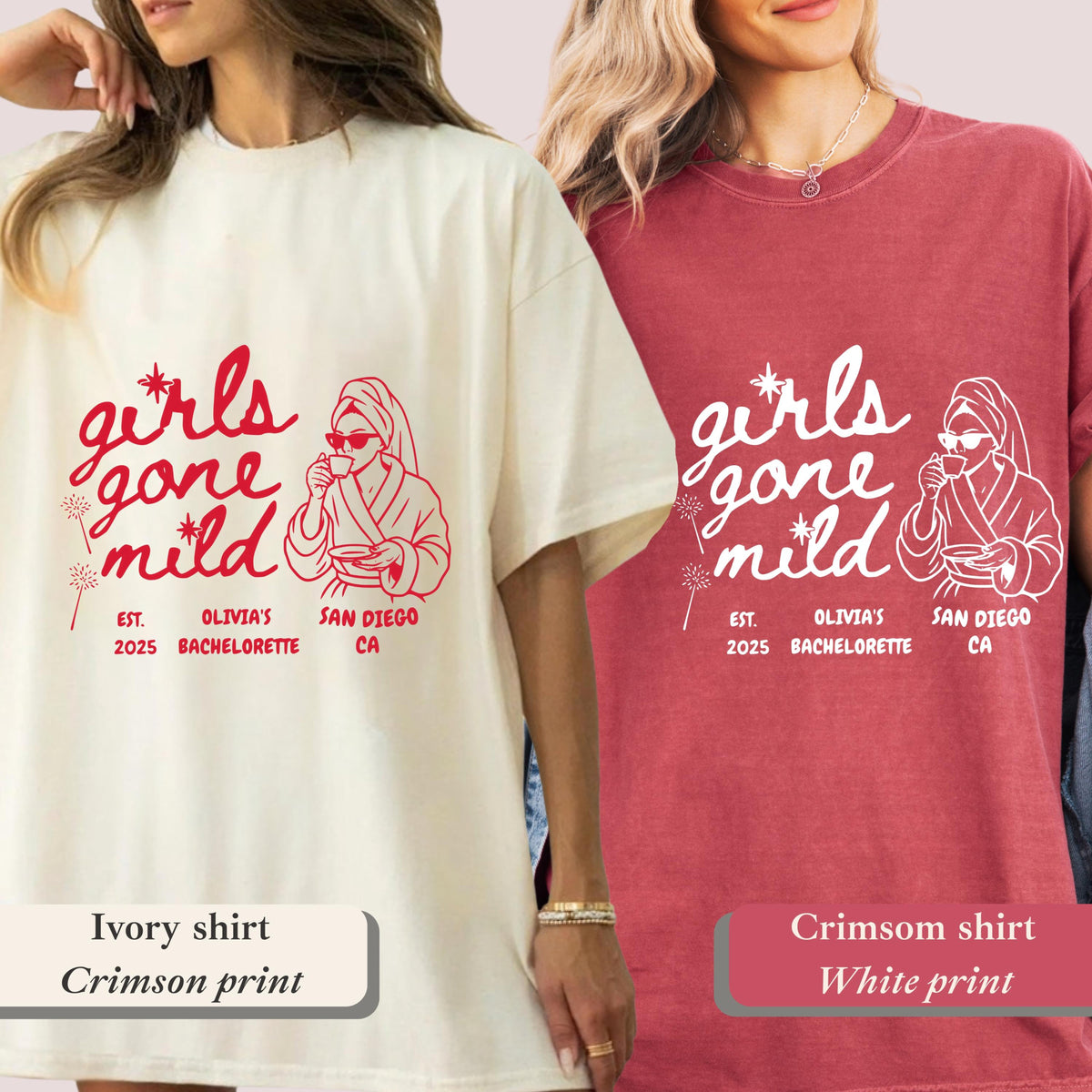 Girls Gone Mild Custom Bachelorette Shirt Spa Party PJS Weekend Girls Night f24fec0e-7965-47e1-9f22-7553083f4dfd-6.jpg
