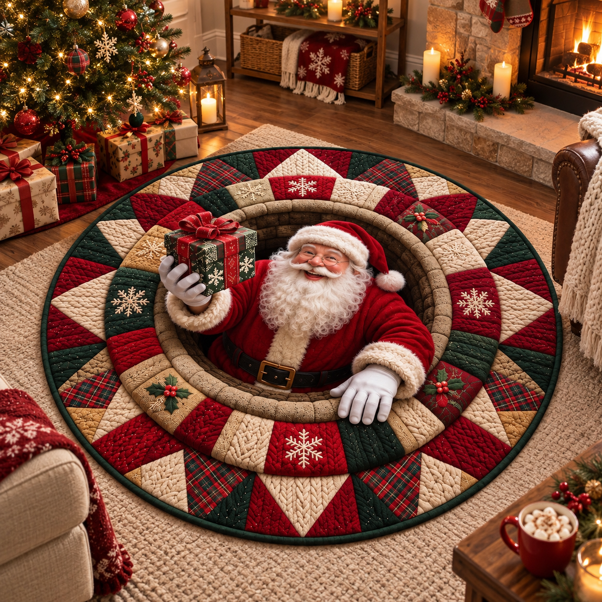 Christmas Santa 3D Round Rug Christmas Vortex Optical Illusion Floor Mat Holiday Living Room Carpet Non Slip Xmas Home Decor Christmas Gift f26c33c5-79df-4a63-9310-d208e17a7c3a-60767a57-ab92-44cf-b407-015884ef0417.png