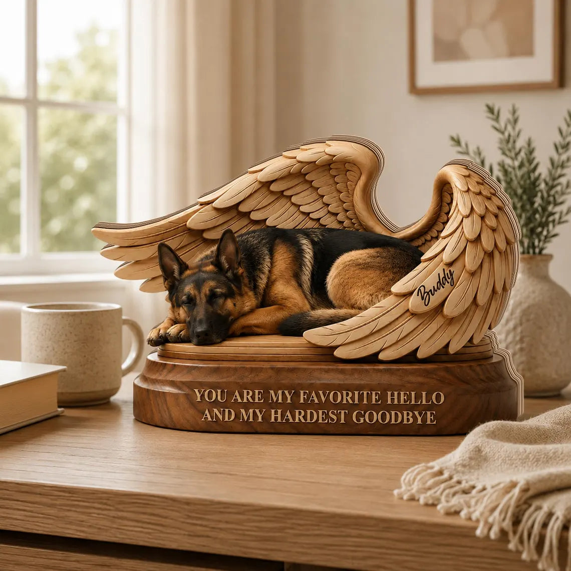 Personalized Pet Memorial Wooden Block, Custom Pet Loss Gift, Dog Remembrance Plaque, Sympathy Keepsake, Pet Memorial Gift, Home Decor f27ffe09-c8fb-4fcd-9409-3e8ab96f4082-gfgggf-4-.webp