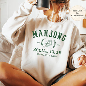 Mahjong Sweatshirt, Mahjong Lover Gift, Mahjong Social Club Sweatshirt, Mahjong Group Sweatshirt, Mahjong Club Shirt, Mahjong Night Shirt f2a212da-b91c-4ba4-840a-840337df5c83-1.jpg