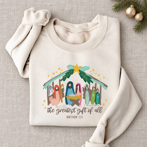 Coquette Bow Nativity Sweatshirt, The Greatest Gift of All, Christian Christmas Shirt, Religious Holiday Gift f2a46374-aa22-4f2a-bd00-63e649c37fee--o-n-Gi-ng-sinh-m-u-kem-2.png